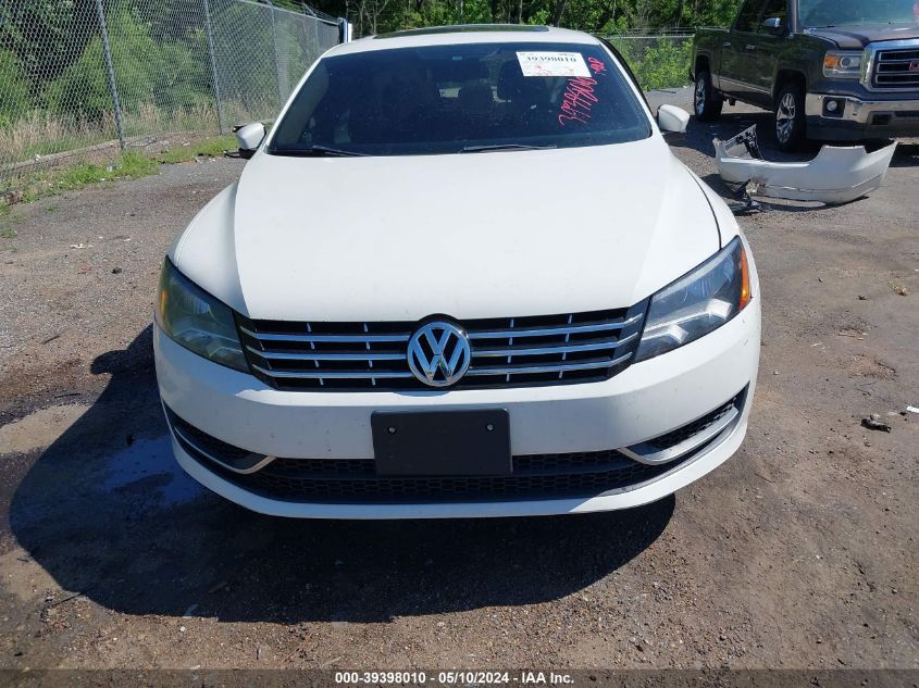 2012 Volkswagen Passat 2.5L Sel VIN: 1VWCH7A39CC038849 Lot: 39398010