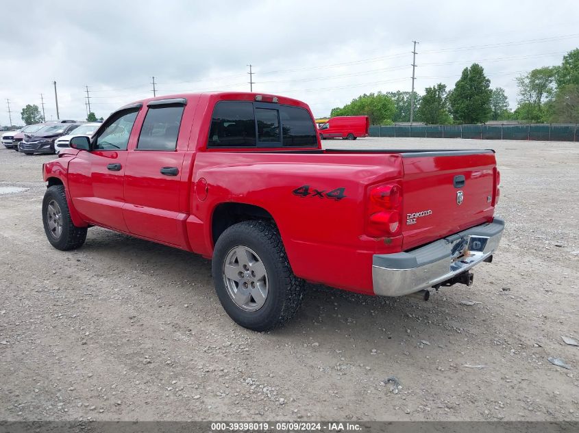 2006 Dodge Dakota Slt VIN: 1D7HW48J86S524246 Lot: 39398019