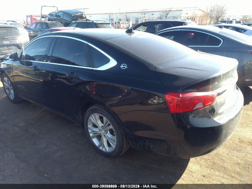 2014 Chevrolet Impala 2Lt VIN: 2G1125S38E9237361 Lot: 39398026