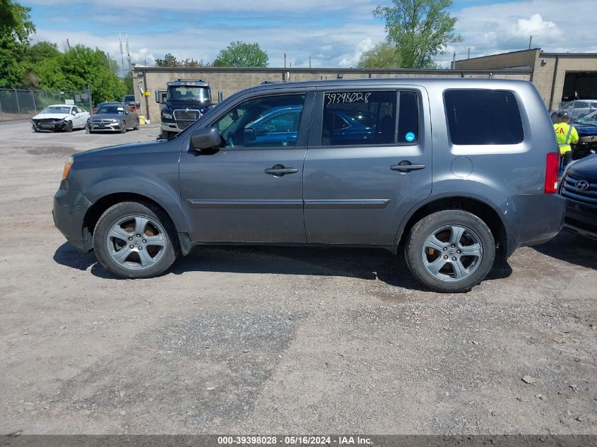 2012 Honda Pilot Ex VIN: 5FNYF4H44CB086547 Lot: 39398028