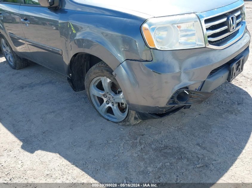 2012 Honda Pilot Ex VIN: 5FNYF4H44CB086547 Lot: 39398028