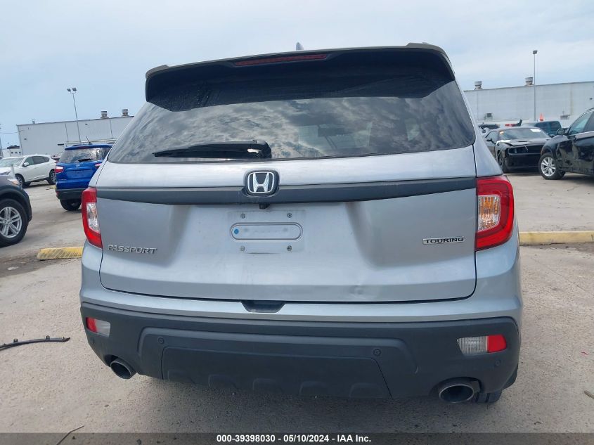 2021 Honda Passport 2Wd Touring VIN: 5FNYF7H94MB002595 Lot: 39398030