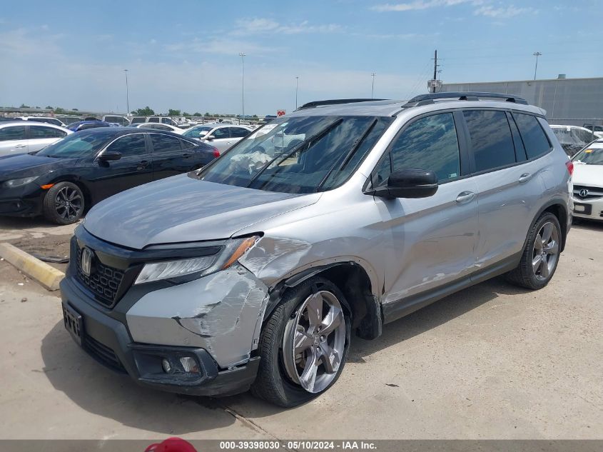 2021 Honda Passport 2Wd Touring VIN: 5FNYF7H94MB002595 Lot: 39398030