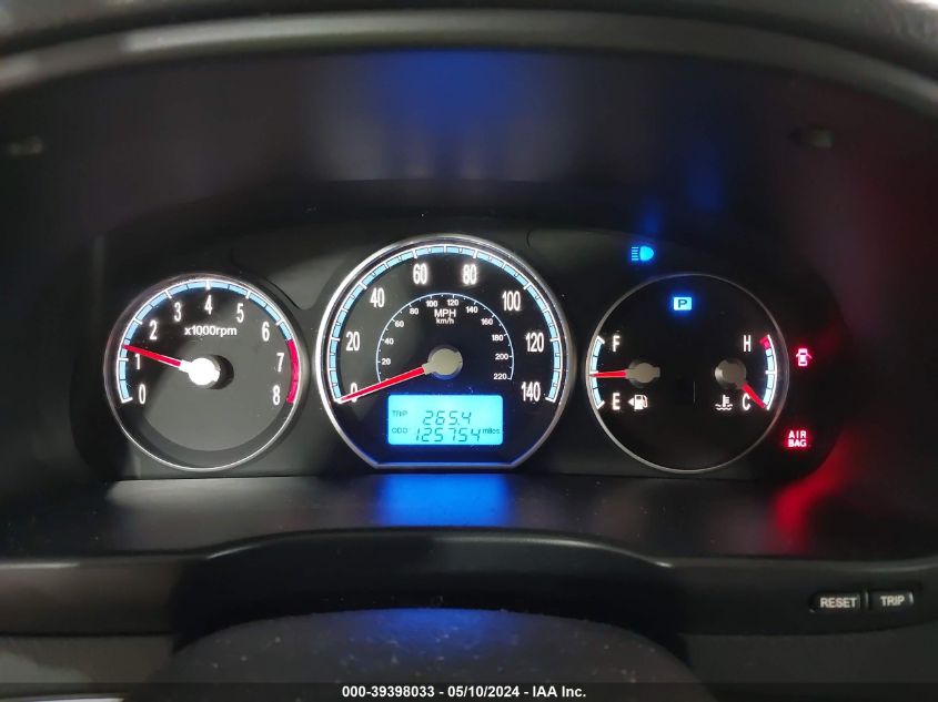 2009 Hyundai Santa Fe Gls VIN: 5NMSG13D59H239646 Lot: 39398033