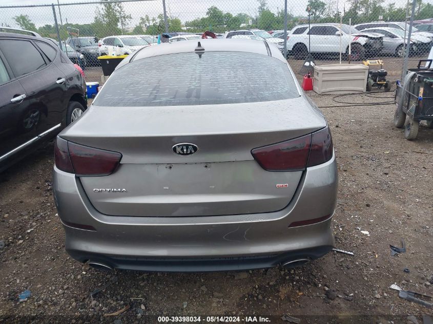 2015 Kia Optima Lx VIN: 5XXGM4A72FG417472 Lot: 39398034
