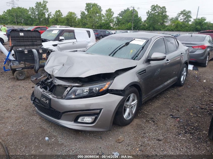 2015 Kia Optima Lx VIN: 5XXGM4A72FG417472 Lot: 39398034