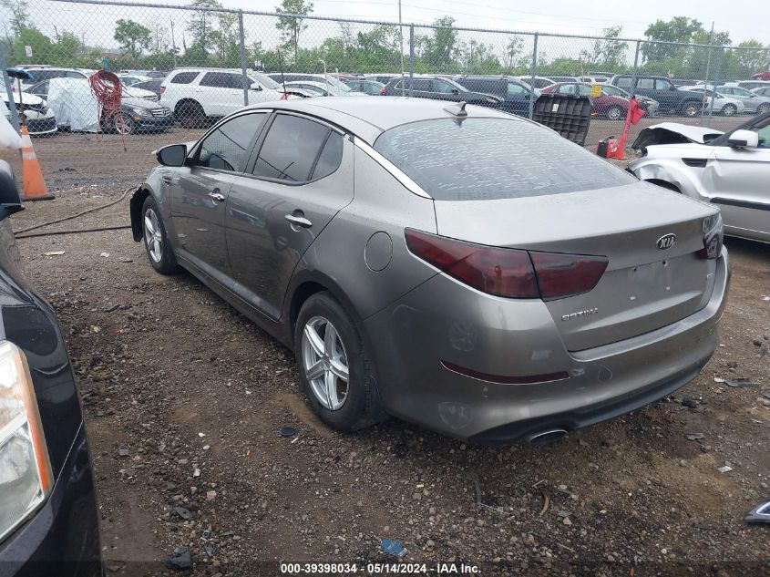 2015 Kia Optima Lx VIN: 5XXGM4A72FG417472 Lot: 39398034