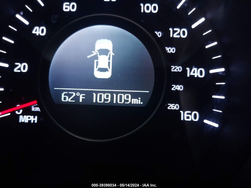 2015 Kia Optima Lx VIN: 5XXGM4A72FG417472 Lot: 39398034