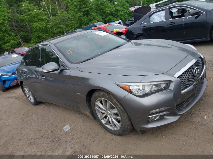 2016 Infiniti Q50 3.0T Premium VIN: JN1EV7AR0GM346357 Lot: 39398057