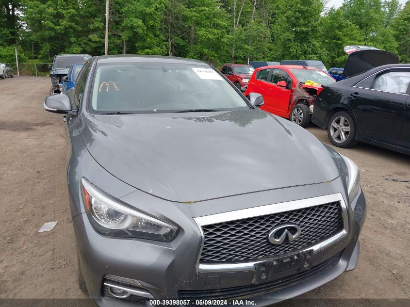 2016 Infiniti Q50 3.0T Premium VIN: JN1EV7AR0GM346357 Lot: 39398057