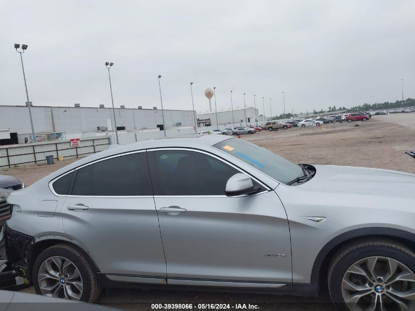 2018 BMW X4 xDrive28I VIN: 5UXXW3C52J0Y65994 Lot: 39398066