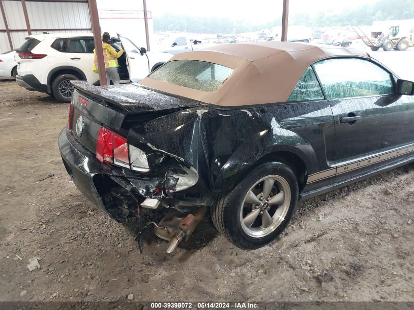 2006 Ford Mustang V6 VIN: 1ZVHT84N565250132 Lot: 39398072