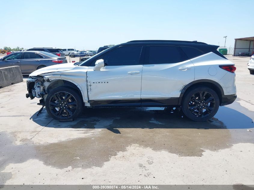 2022 Chevrolet Blazer Fwd Rs VIN: 3GNKBERS5NS232587 Lot: 39398074