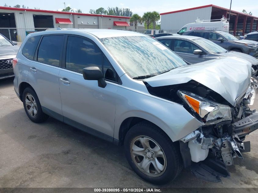 2016 Subaru Forester 2.5I VIN: JF2SJAAC2GG540862 Lot: 39398095