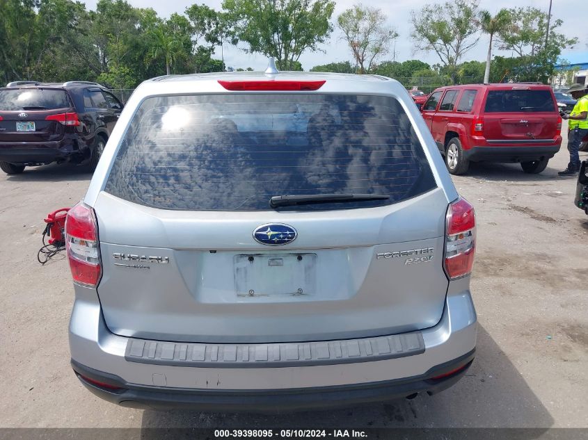 2016 Subaru Forester 2.5I VIN: JF2SJAAC2GG540862 Lot: 39398095