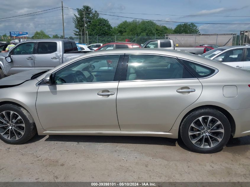 2016 Toyota Avalon Xle Premium VIN: 4T1BK1EB6GU238324 Lot: 39398101