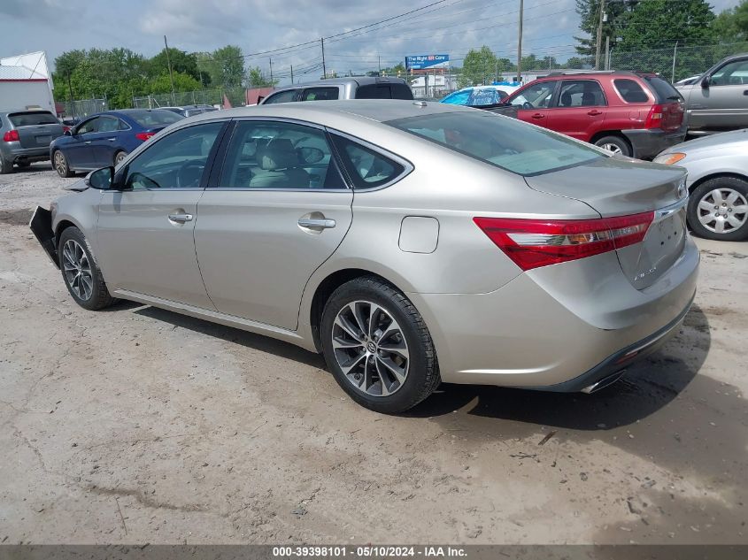 2016 Toyota Avalon Xle Premium VIN: 4T1BK1EB6GU238324 Lot: 39398101