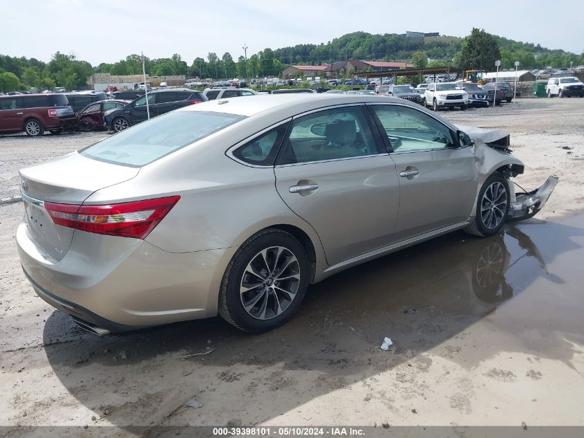 2016 Toyota Avalon Xle Premium VIN: 4T1BK1EB6GU238324 Lot: 39398101