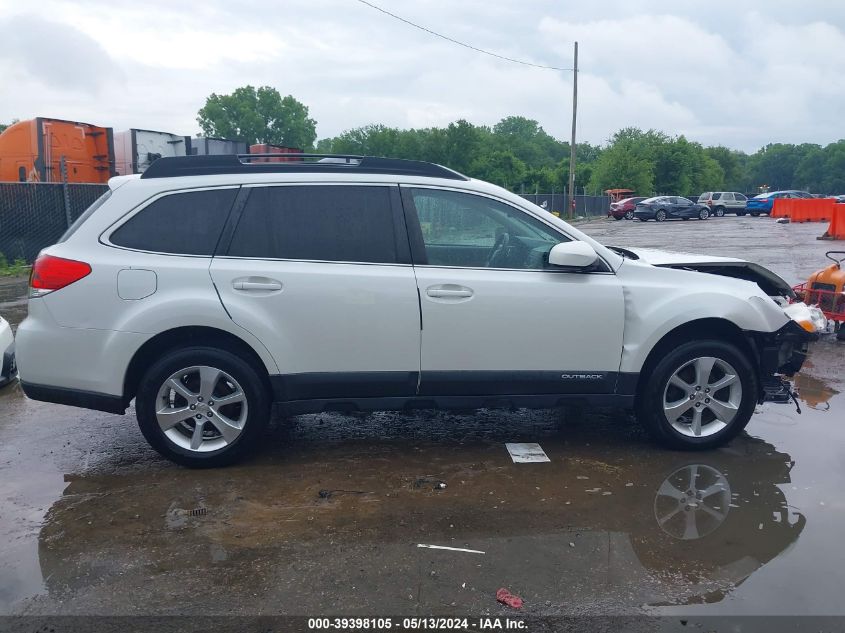 2013 Subaru Outback 2.5I Limited VIN: 4S4BRBKC5D3301381 Lot: 39398105