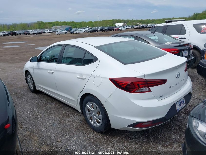 2019 Hyundai Elantra Se VIN: 5NPD74LF6KH483293 Lot: 39398121