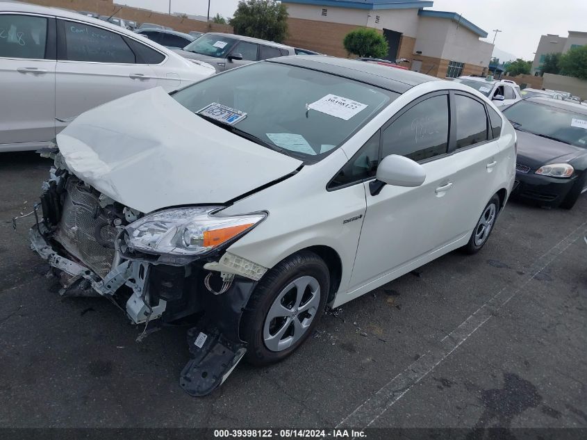 2015 Toyota Prius Three VIN: JTDKN3DUXF0445539 Lot: 39398122