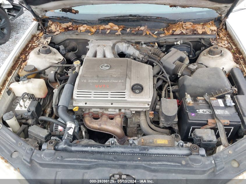 2000 Lexus Es 300 VIN: JT8BF28G2Y0266246 Lot: 39398125