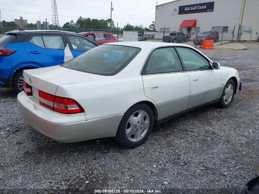 2000 Lexus Es 300 VIN: JT8BF28G2Y0266246 Lot: 39398125