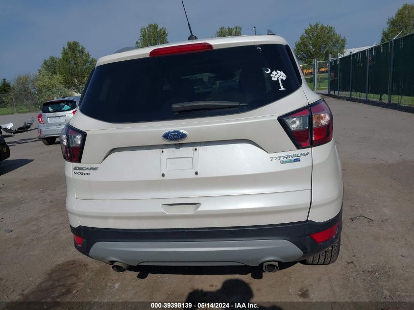 2017 Ford Escape Titanium VIN: 1FMCU9JD4HUD23300 Lot: 39398139