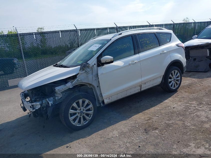 2017 Ford Escape Titanium VIN: 1FMCU9JD4HUD23300 Lot: 39398139