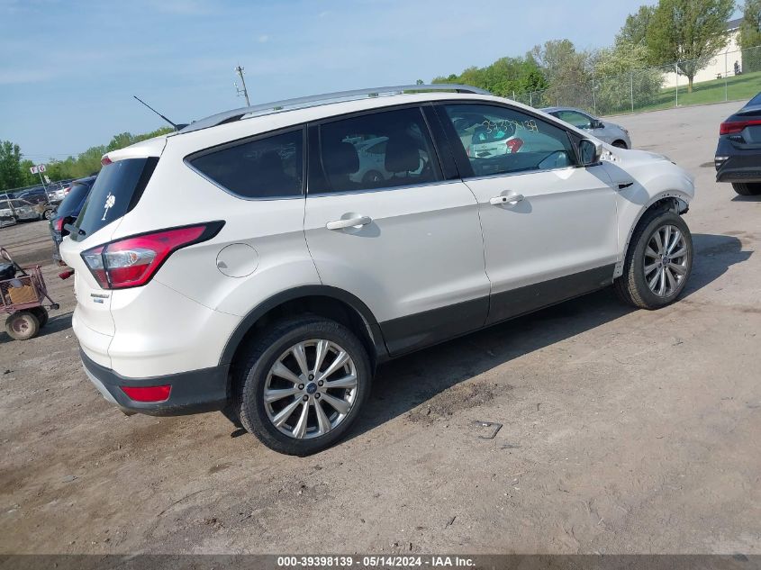 2017 Ford Escape Titanium VIN: 1FMCU9JD4HUD23300 Lot: 39398139