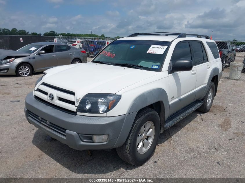 2003 Toyota 4Runner Sr5 V6 VIN: JTEZU14R330003470 Lot: 39398143