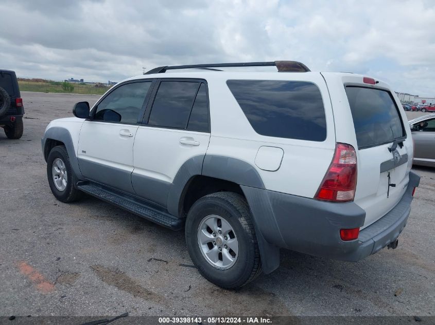 2003 Toyota 4Runner Sr5 V6 VIN: JTEZU14R330003470 Lot: 39398143