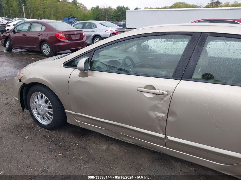 2008 Honda Civic Lx VIN: 1HGFA16568L068704 Lot: 39398144