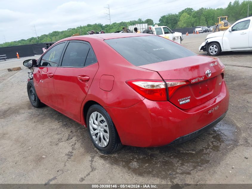 2018 Toyota Corolla Le VIN: 2T1BURHE6JC004563 Lot: 39398146