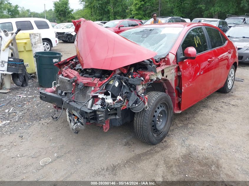 2018 Toyota Corolla Le VIN: 2T1BURHE6JC004563 Lot: 39398146