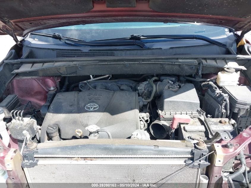 2019 Toyota Highlander Le VIN: 5TDBZRFH7KS963106 Lot: 39398163