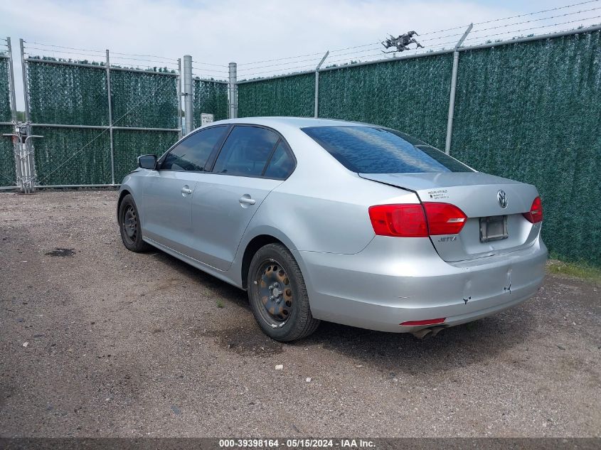 2011 Volkswagen Jetta 2.5L Se VIN: 3VWDX7AJ8BM353970 Lot: 39398164