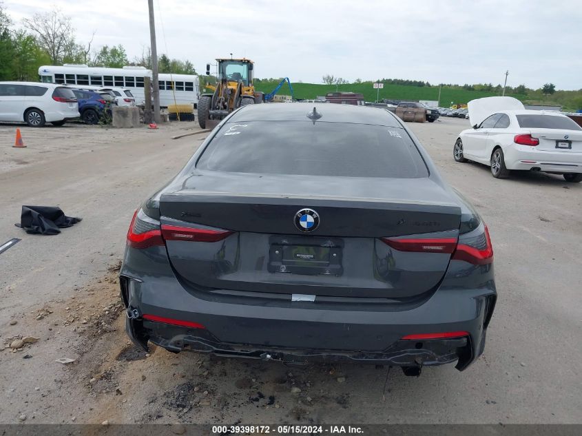 2021 BMW M440I xDrive VIN: WBA13AR06MCF74482 Lot: 39398172