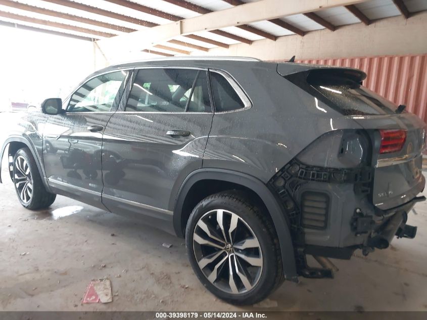 2023 Volkswagen Atlas Cross Sport 3.6L V6 Sel Premium R-Line VIN: 1V2FE2CA8PC206461 Lot: 39398179