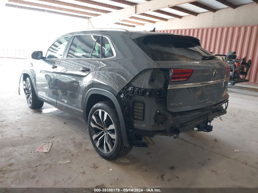 2023 Volkswagen Atlas Cross Sport 3.6L V6 Sel Premium R-Line VIN: 1V2FE2CA8PC206461 Lot: 39398179