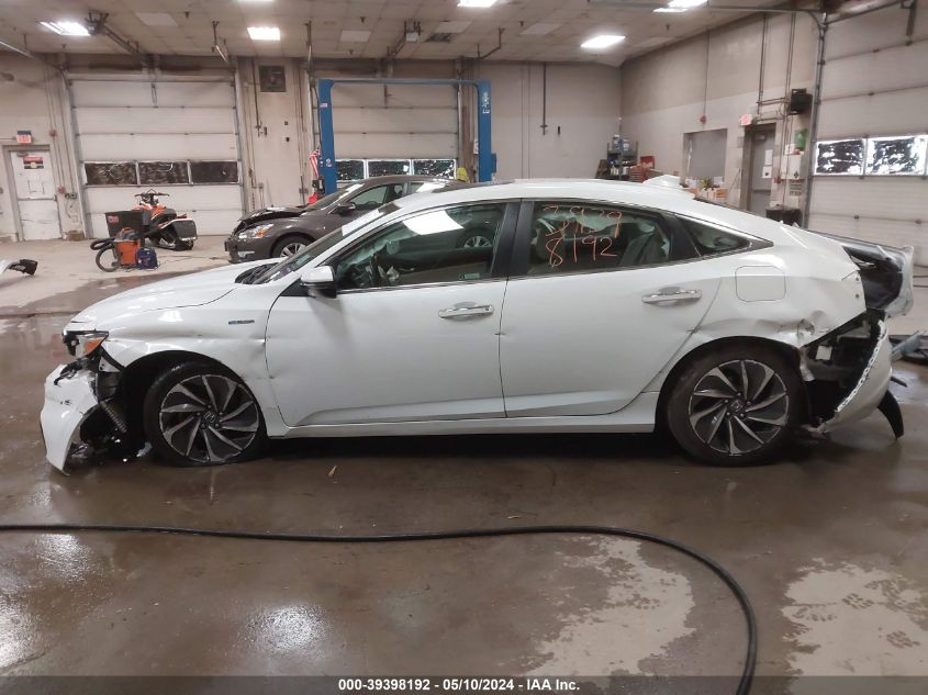 2022 Honda Insight Touring VIN: 19XZE4F96NE000248 Lot: 39398192