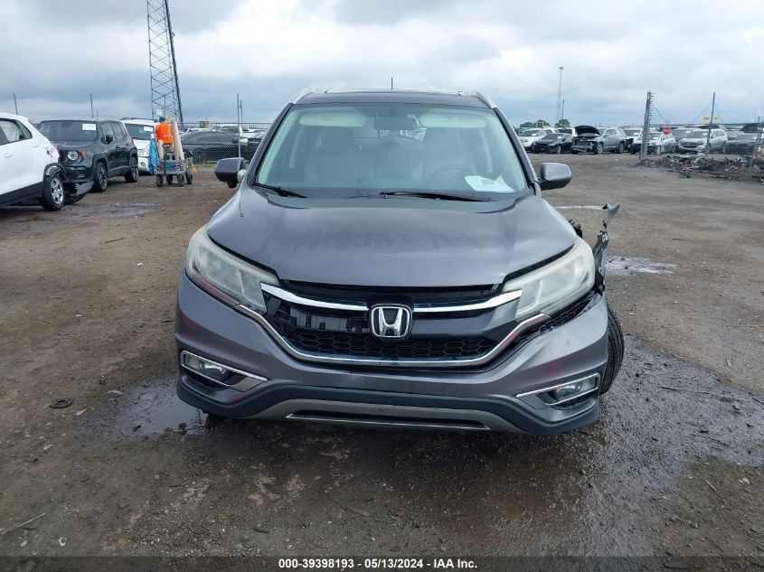 2016 Honda Cr-V Ex-L VIN: 2HKRM3H75GH545476 Lot: 39398193