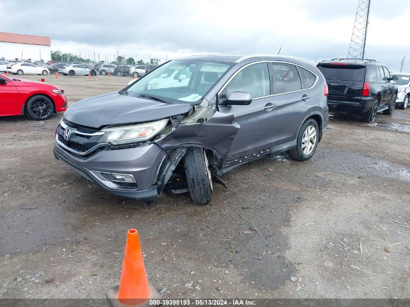 2016 Honda Cr-V Ex-L VIN: 2HKRM3H75GH545476 Lot: 39398193