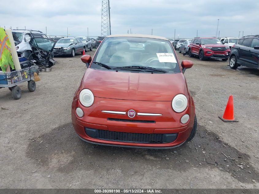 2012 Fiat 500C Pop VIN: 3C3CFFDR3CT169044 Lot: 39398198