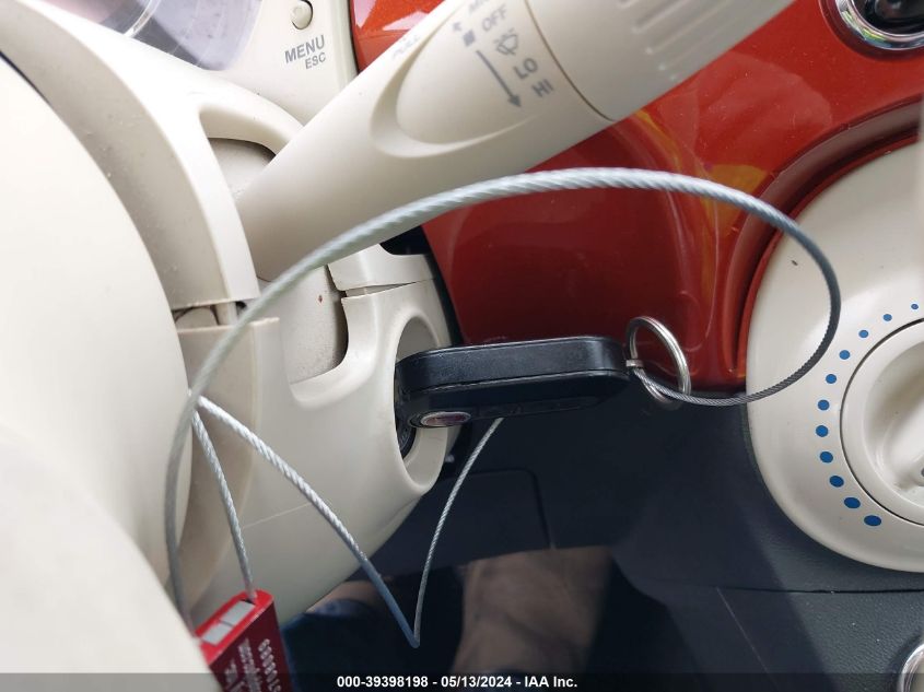 2012 Fiat 500C Pop VIN: 3C3CFFDR3CT169044 Lot: 39398198