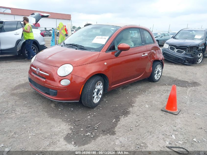 2012 Fiat 500C Pop VIN: 3C3CFFDR3CT169044 Lot: 39398198