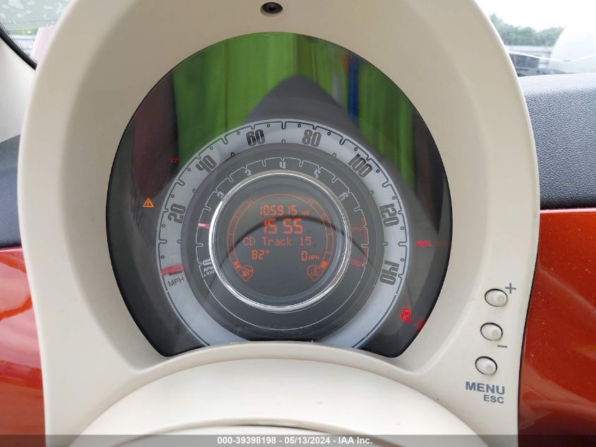 2012 Fiat 500C Pop VIN: 3C3CFFDR3CT169044 Lot: 39398198