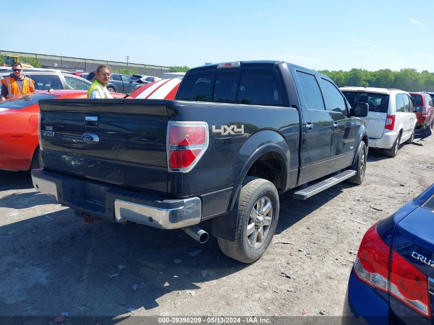 2013 Ford F-150 Lariat VIN: 1FTFW1ET3DKF64382 Lot: 39398209