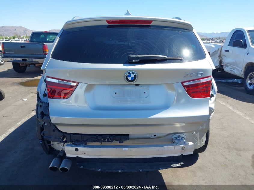 2017 BMW X3 xDrive28I VIN: 5UXWX9C50H0T13268 Lot: 39398212