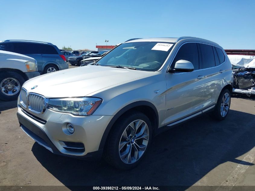 2017 BMW X3 XDRIVE28I - 5UXWX9C50H0T13268